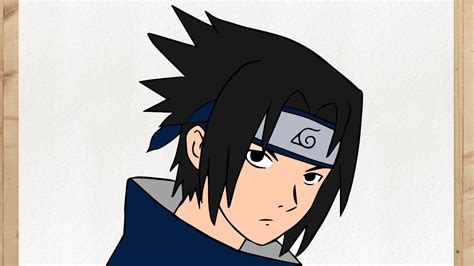 dessin de naruto et sasuke facile|Comment dessiner Sasuke Uchiha facilement